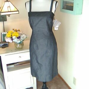 NWT Jones New York Black Denim Jumper Coastal Cowgirl